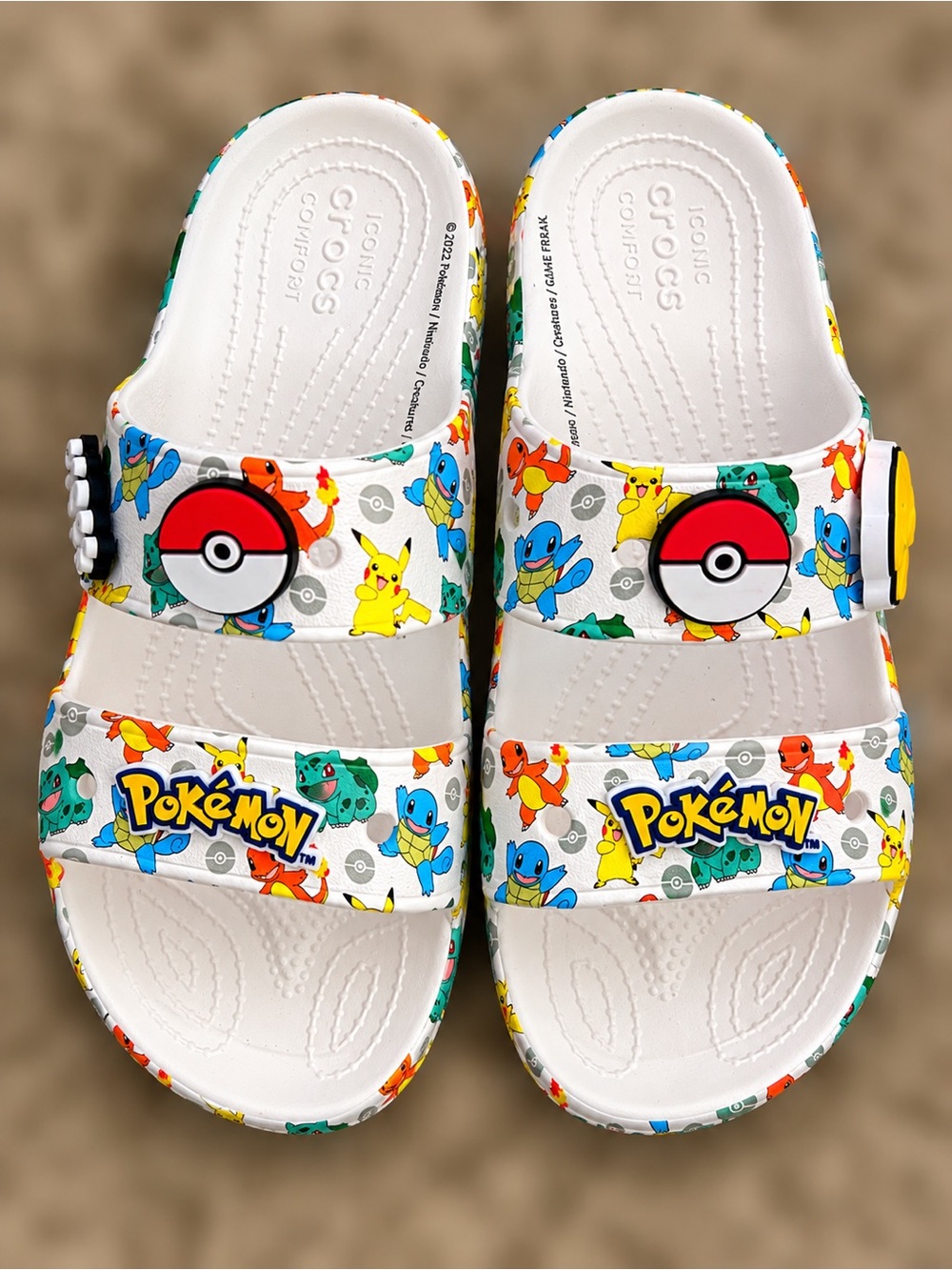 Pokemon Classic Pikachu Charmander Crocs